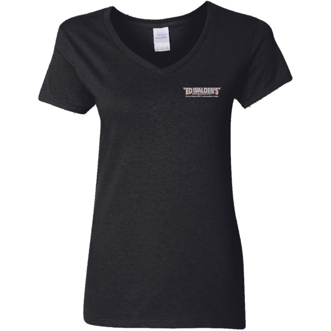 Ladies' Cotton/Poly V-Neck - America!